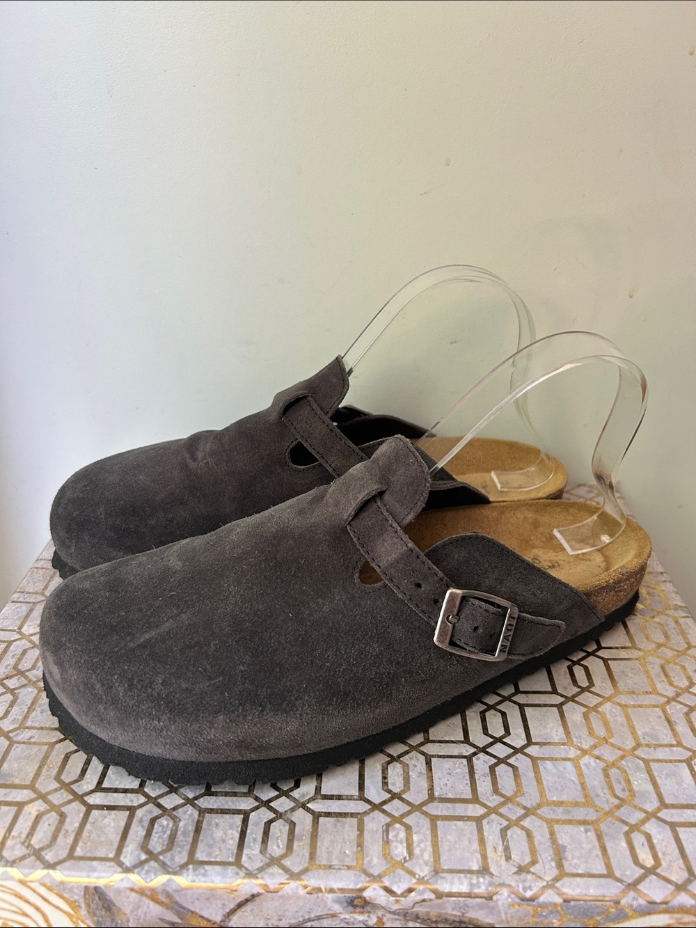 Naot Spring Open Back Boston Style Clogs Women's size 9 Mens size 7